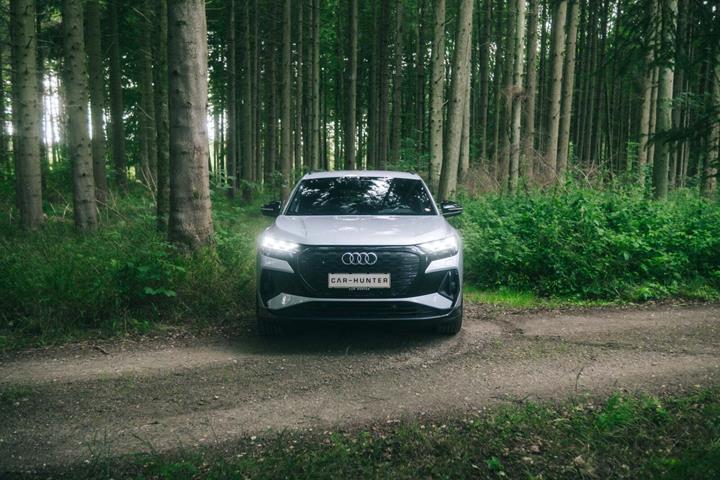 Sølv Audi Q4 e-tron fra 2022