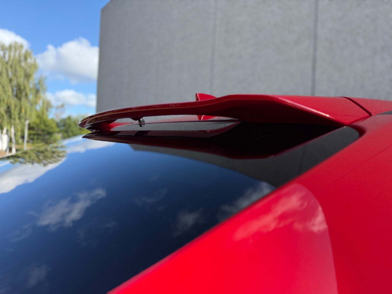 Rød Honda Civic fra 2019