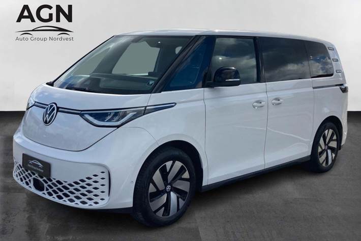 Hvid VW ID.Buzz fra 2023 set udefra