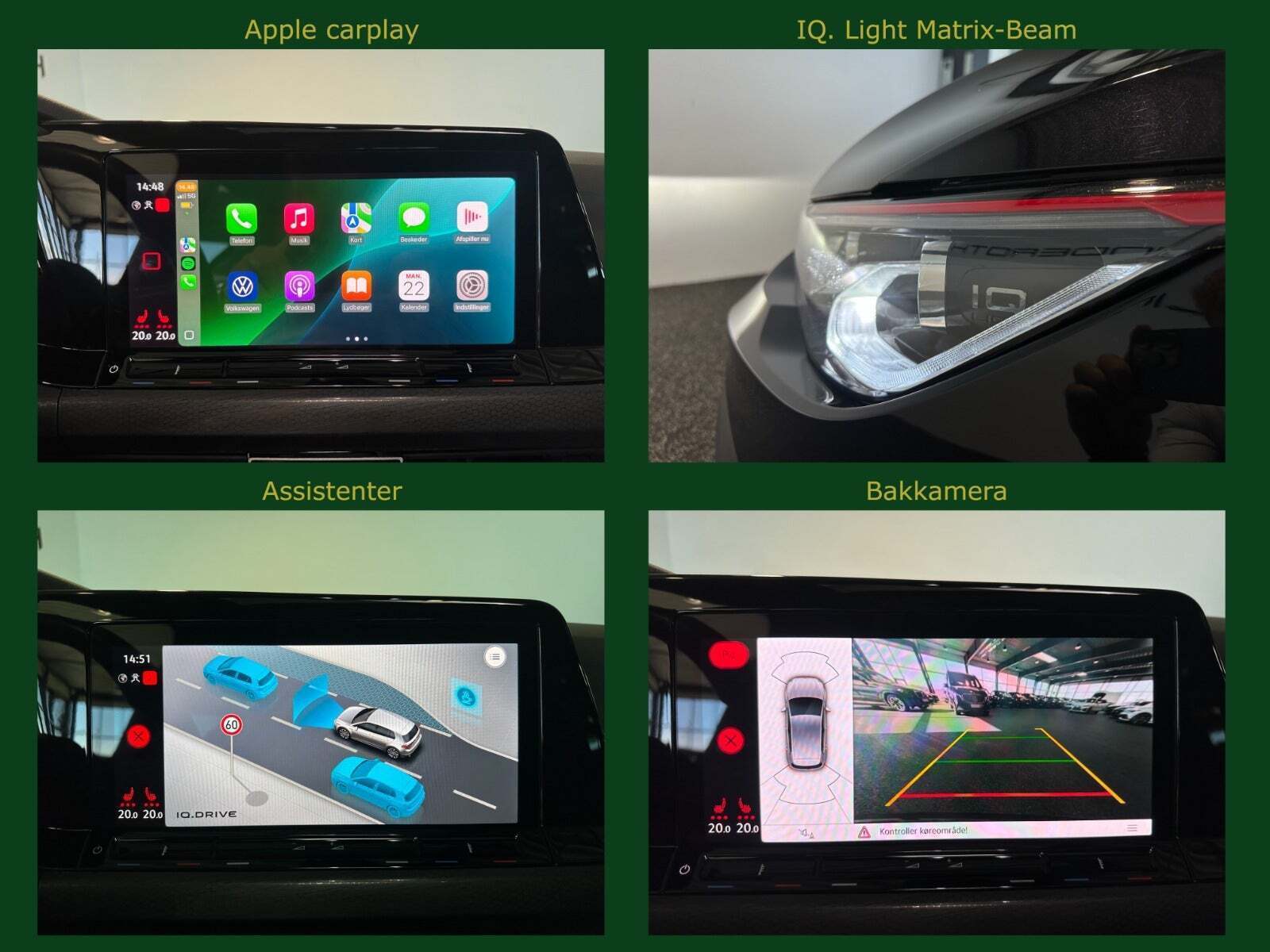 Sort VW Golf VIII fra 2021