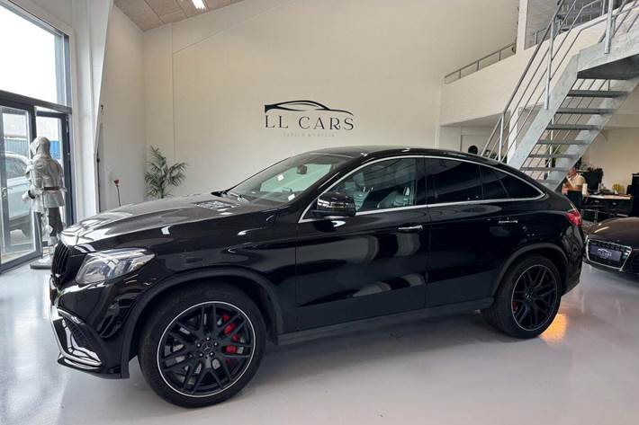 Hvid Mercedes GLE63 fra 2017