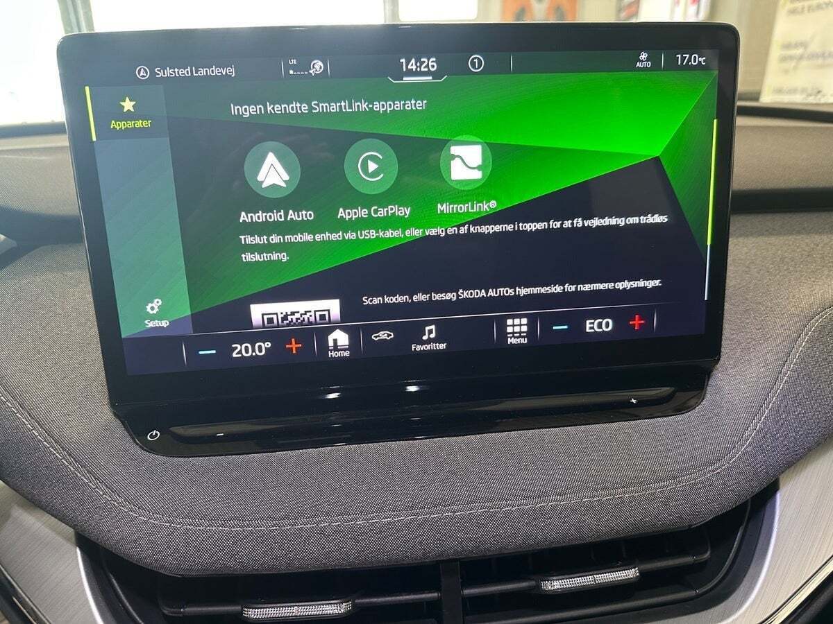 Sort Skoda Enyaq fra 2021