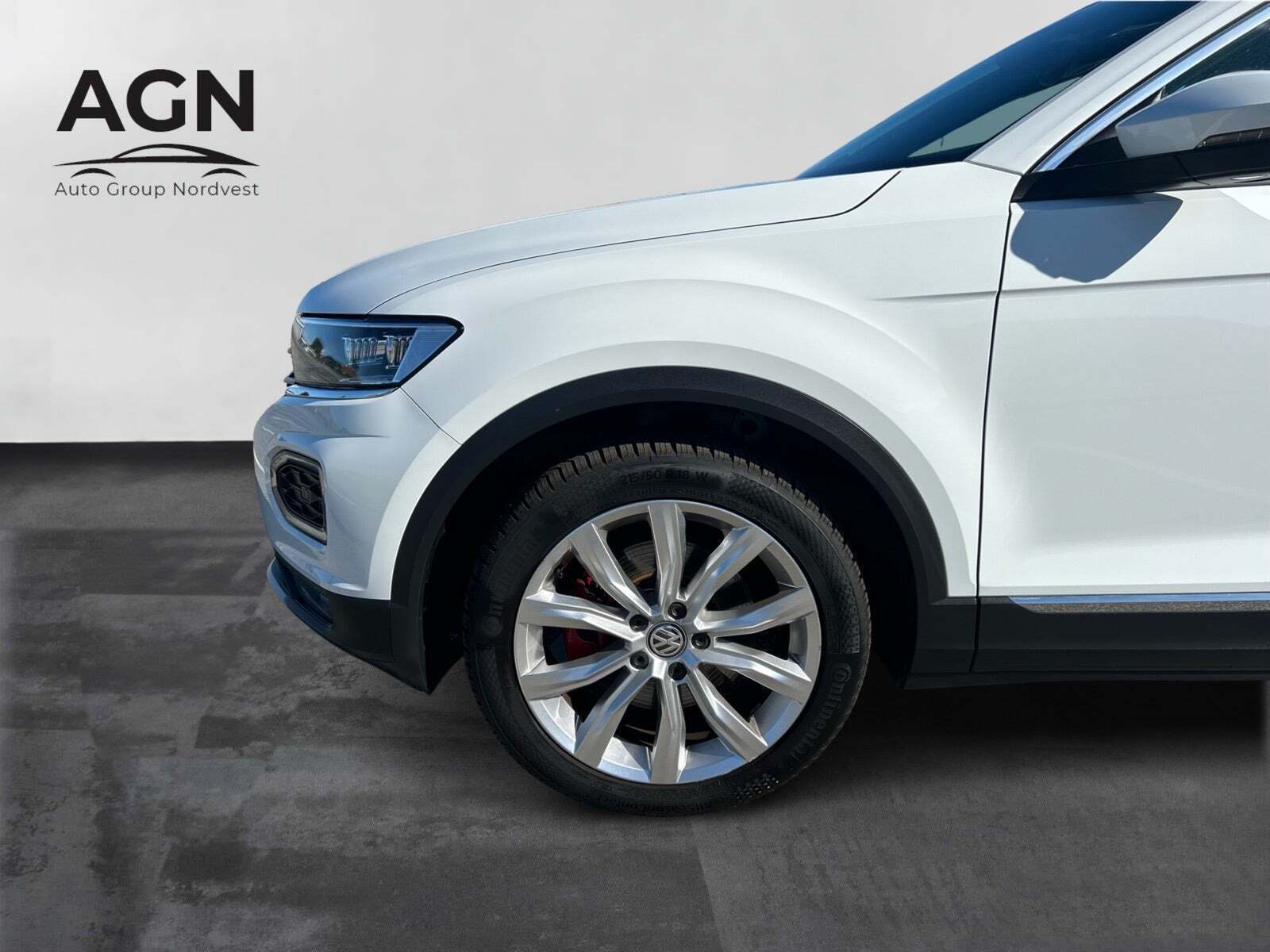 Hvid VW T-Roc fra 2020