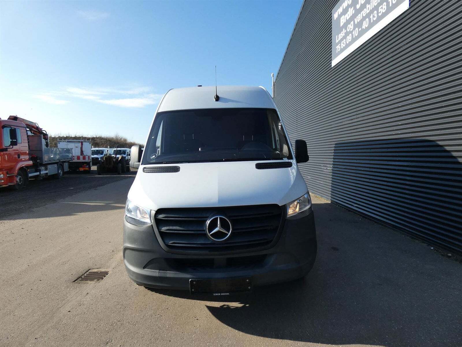 Hvid Mercedes Sprinter 316 fra 2018
