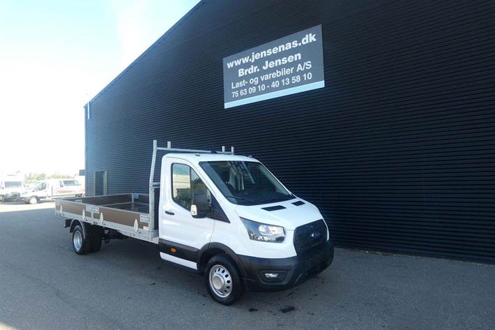Hvid Ford Transit 350 L4 Chassis fra 2024