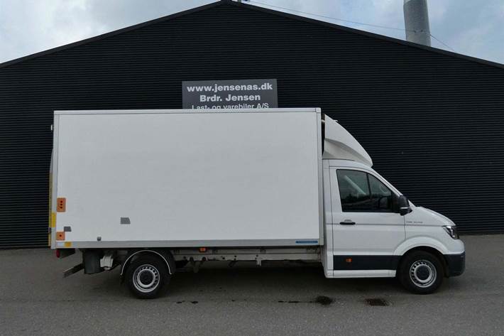 Hvid MAN TGE fra 2018 set udefra