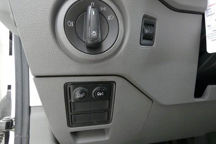 Hvid MAN TGE fra 2018 set indefra