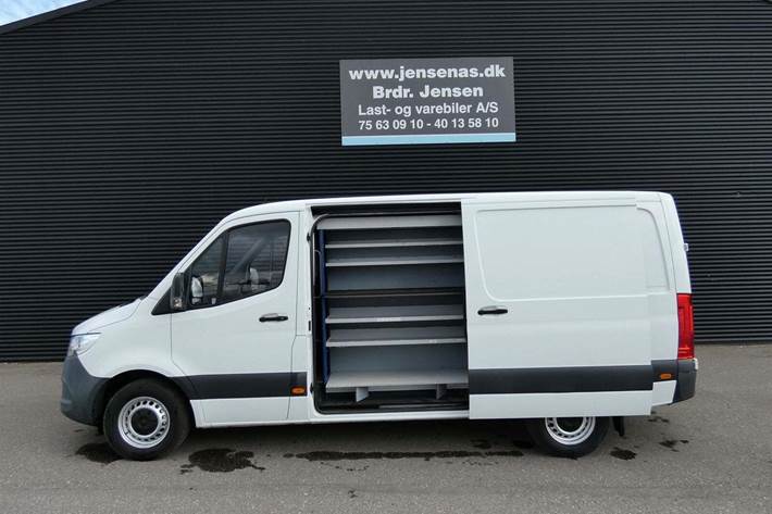 Hvid Mercedes Sprinter 316 fra 2018