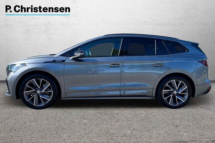 Grå Skoda Enyaq fra 2022
