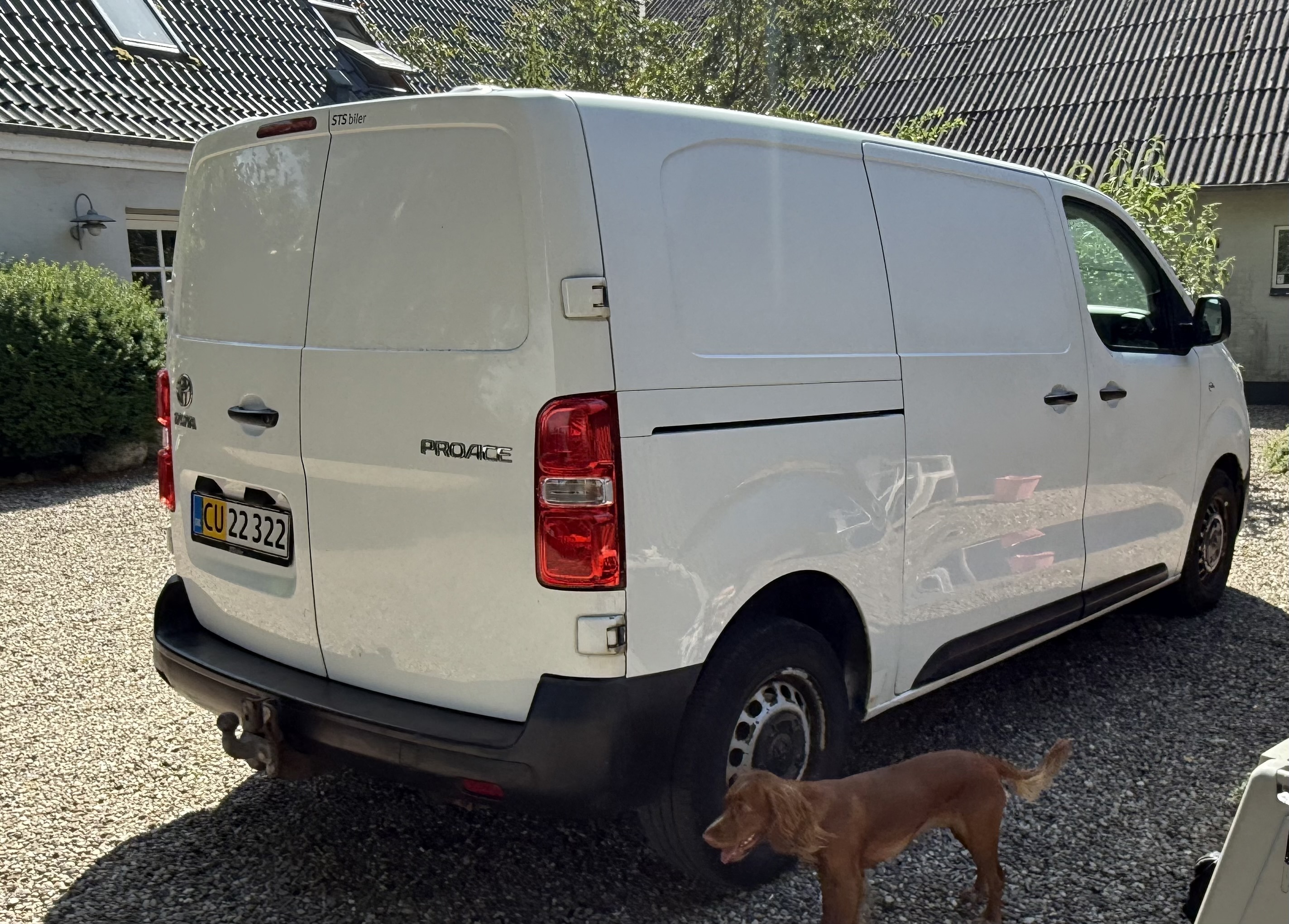 Hvid Toyota ProAce fra 2016