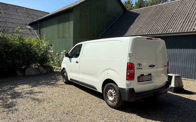 Toyota ProAce 2,0 D 120hk L1H1 Enkelt skydedør/Sideh. døre uden ruder