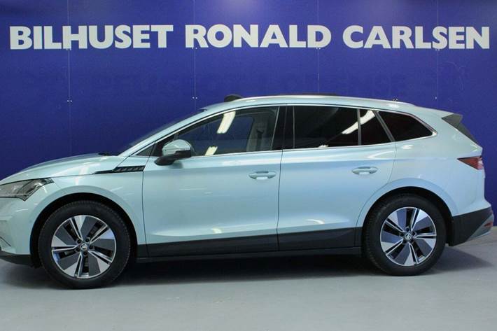 Grøn Skoda Enyaq fra 2022