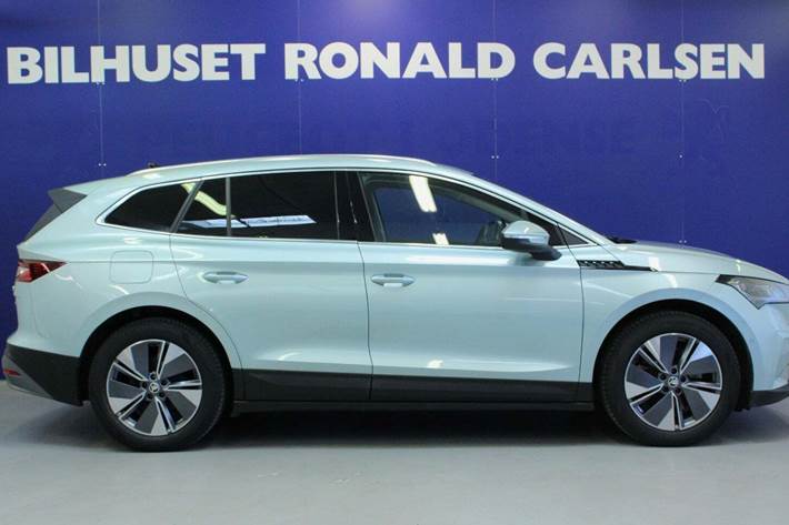 Grøn Skoda Enyaq fra 2022