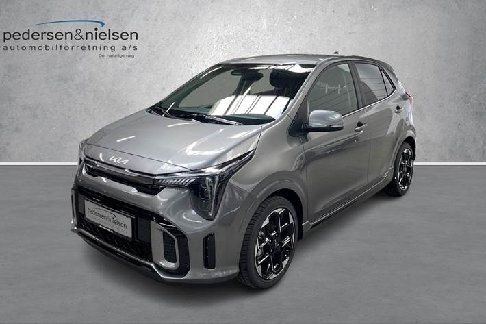 Grå Kia Picanto fra 2025 set udefra