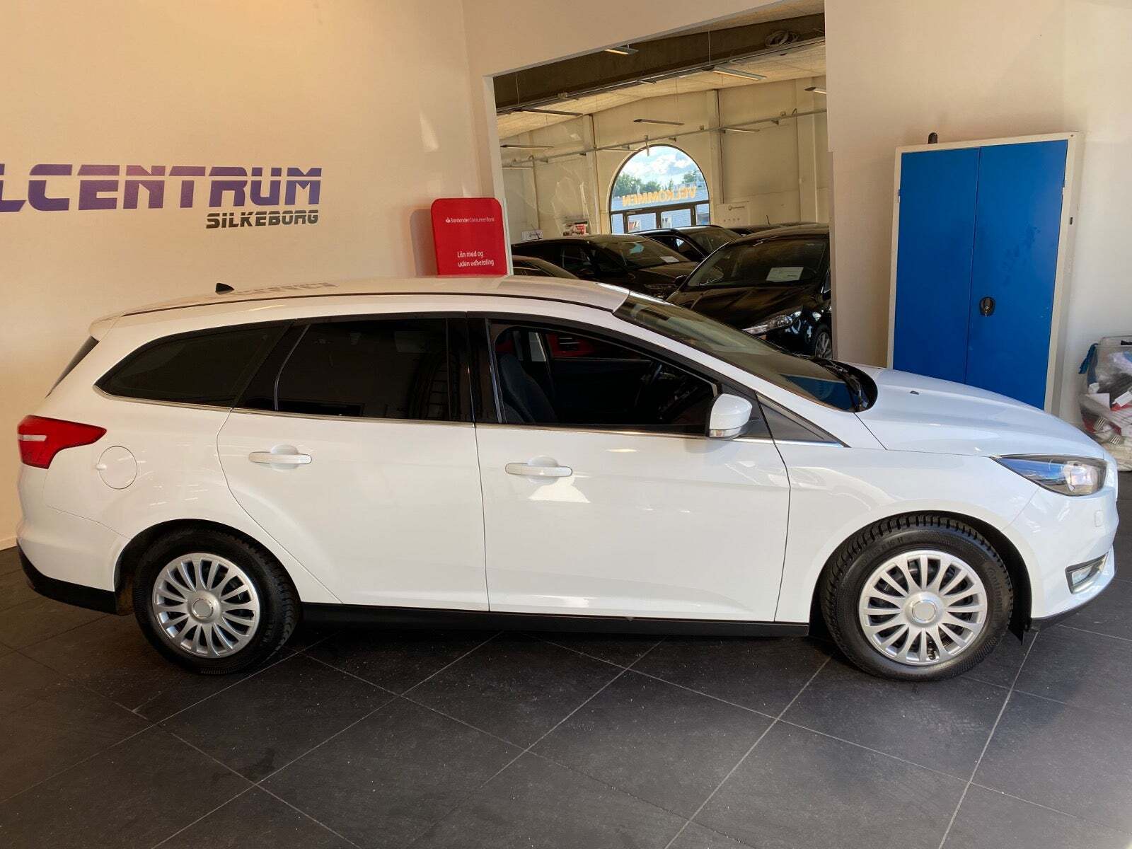 Hvid Ford Focus fra 2015