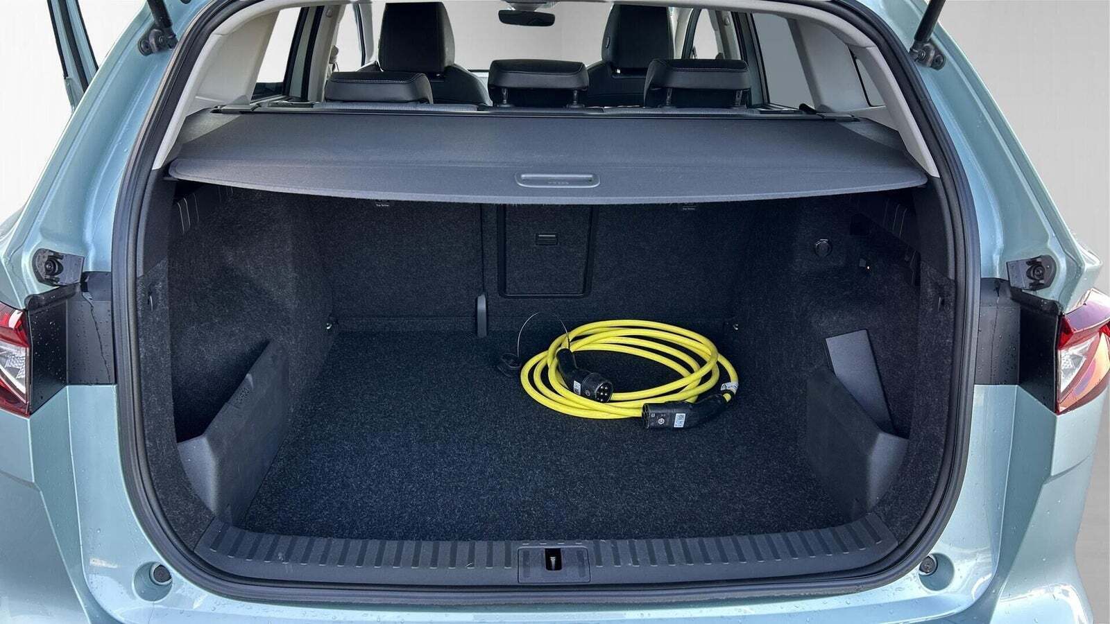 Grøn Skoda Enyaq fra 2023