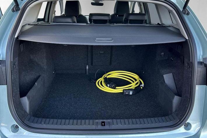 Grøn Skoda Enyaq fra 2023