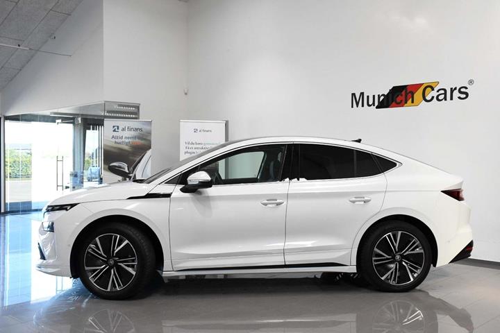 Hvid Skoda Enyaq fra 2026