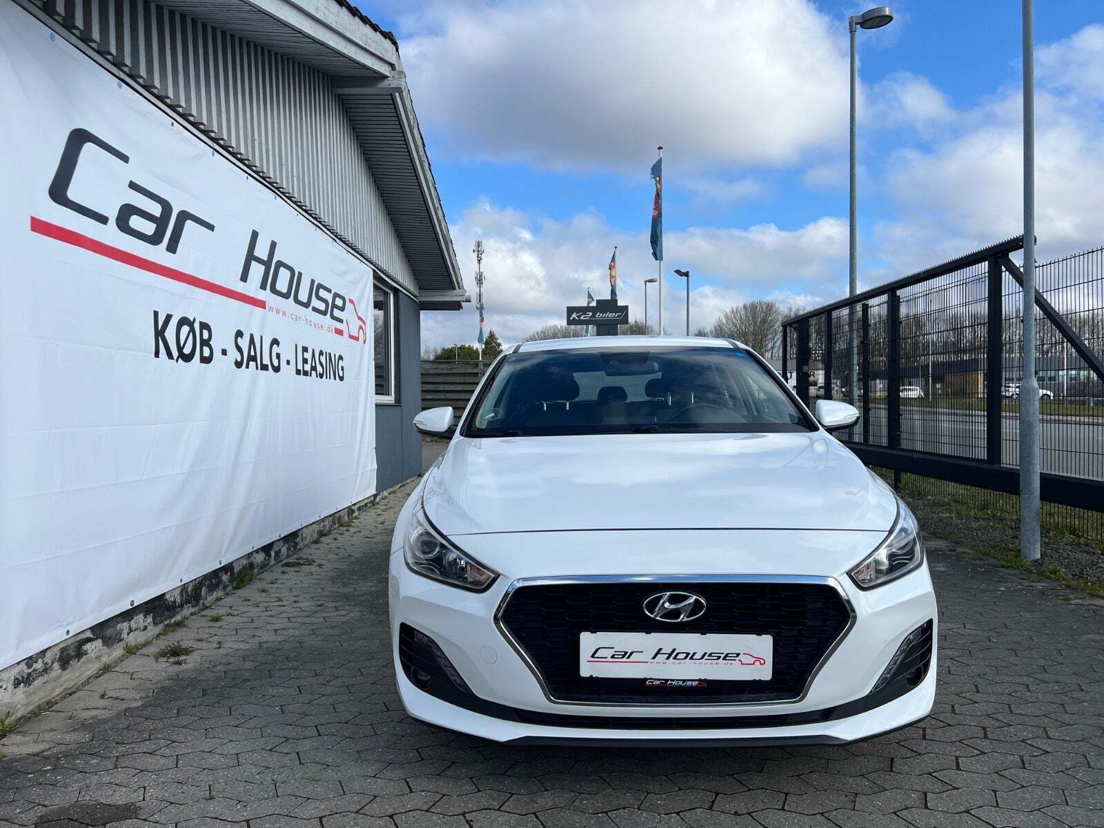 Hvid Hyundai i30 fra 2018