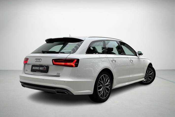 Hvid Audi A6 fra 2018