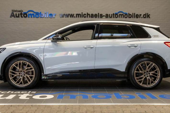 Hvid Audi Q4 e-tron fra 2024