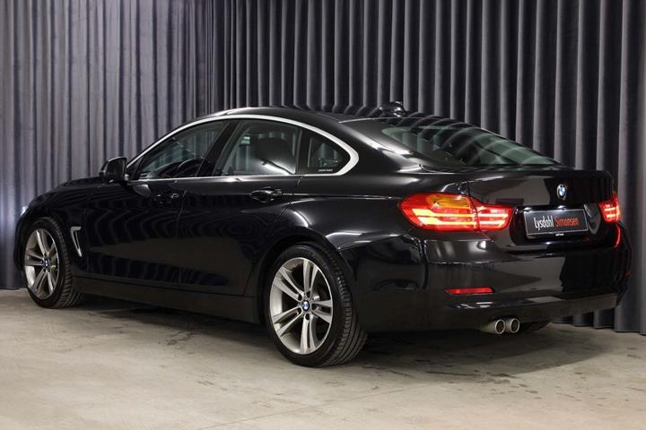 Sort BMW 420d fra 2017