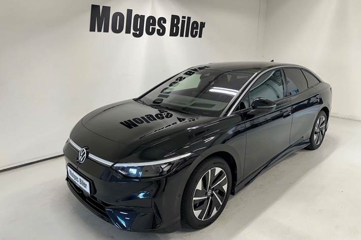 Sort VW ID.7 fra 2024 set udefra