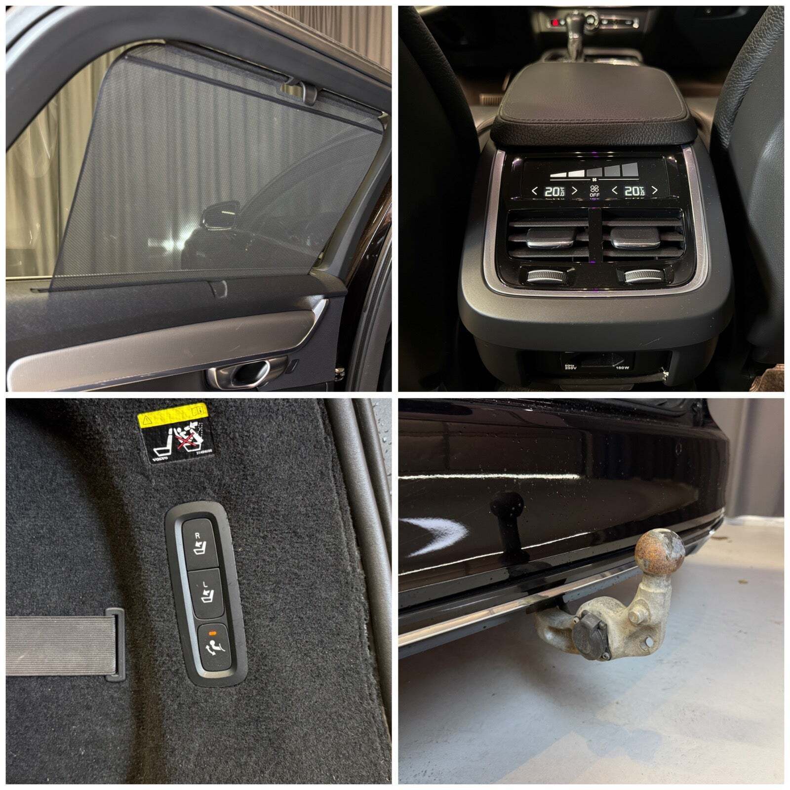 Sort Volvo V90 fra 2017