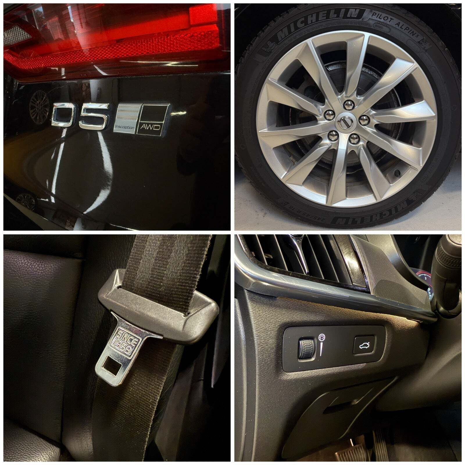 Sort Volvo V90 fra 2017