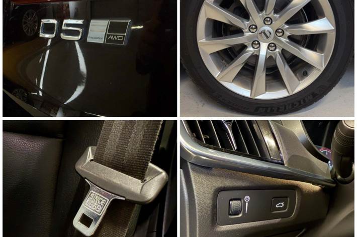 Sort Volvo V90 fra 2017