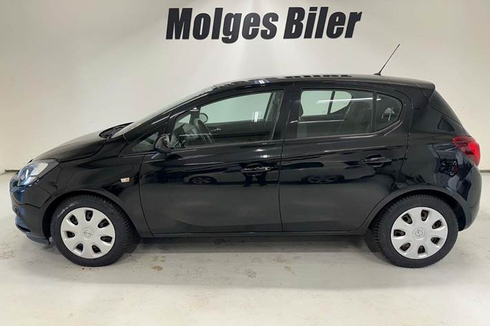 Sort Opel Corsa fra 2017