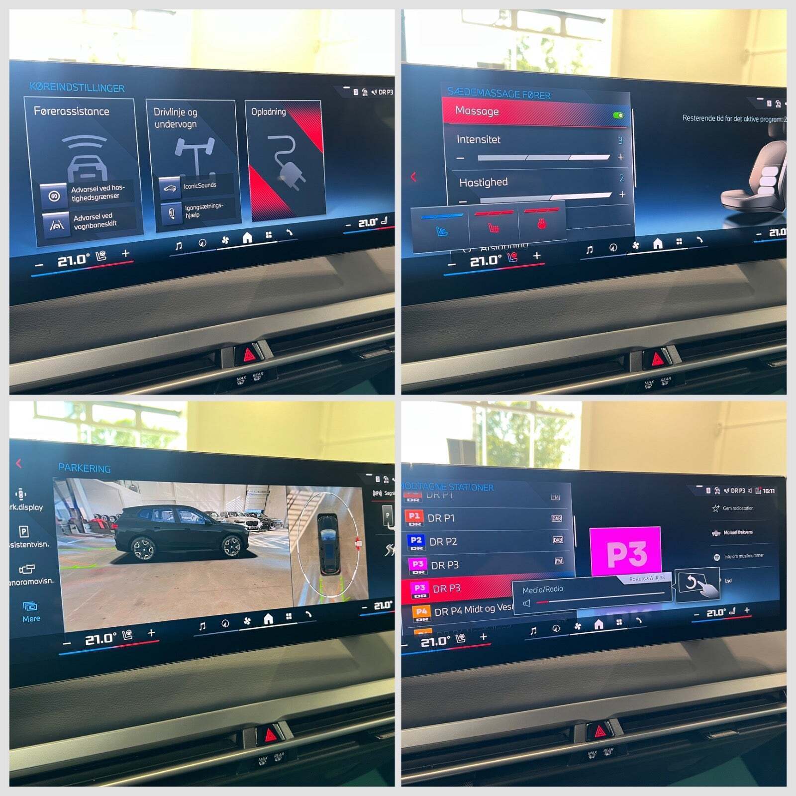 Grå BMW iX fra 2025