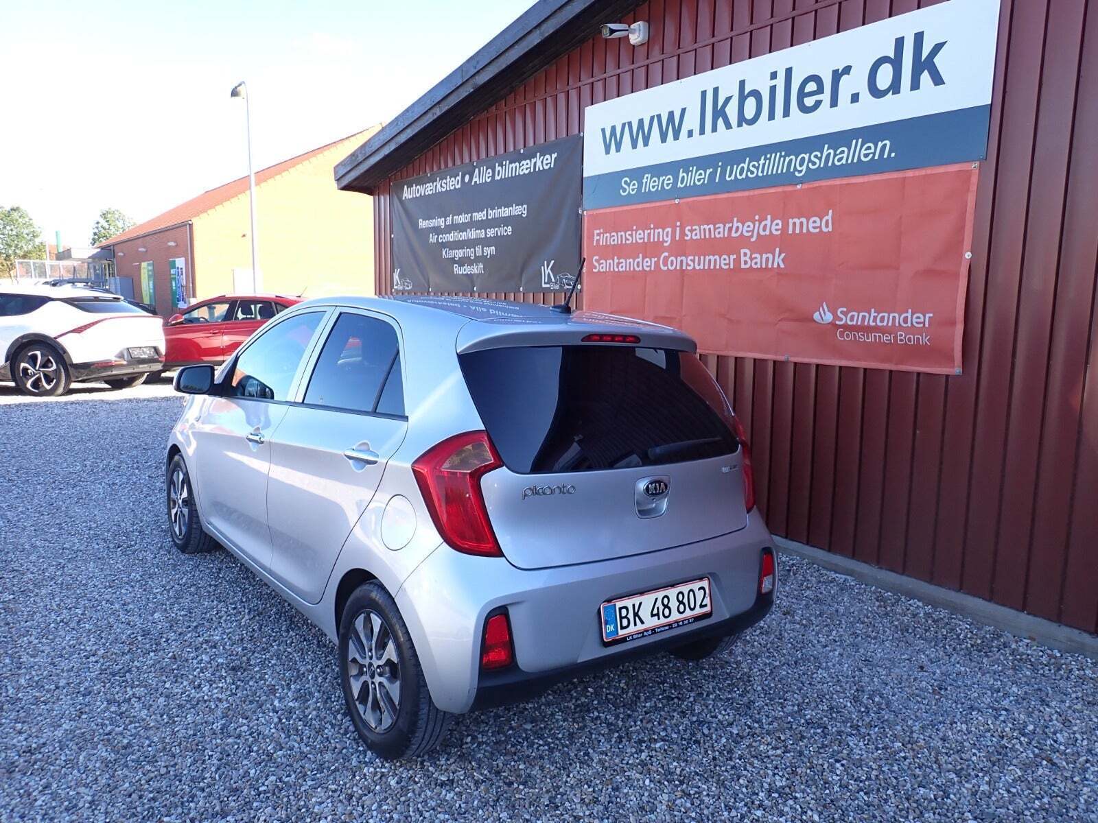 Sølv Kia Picanto fra 2016