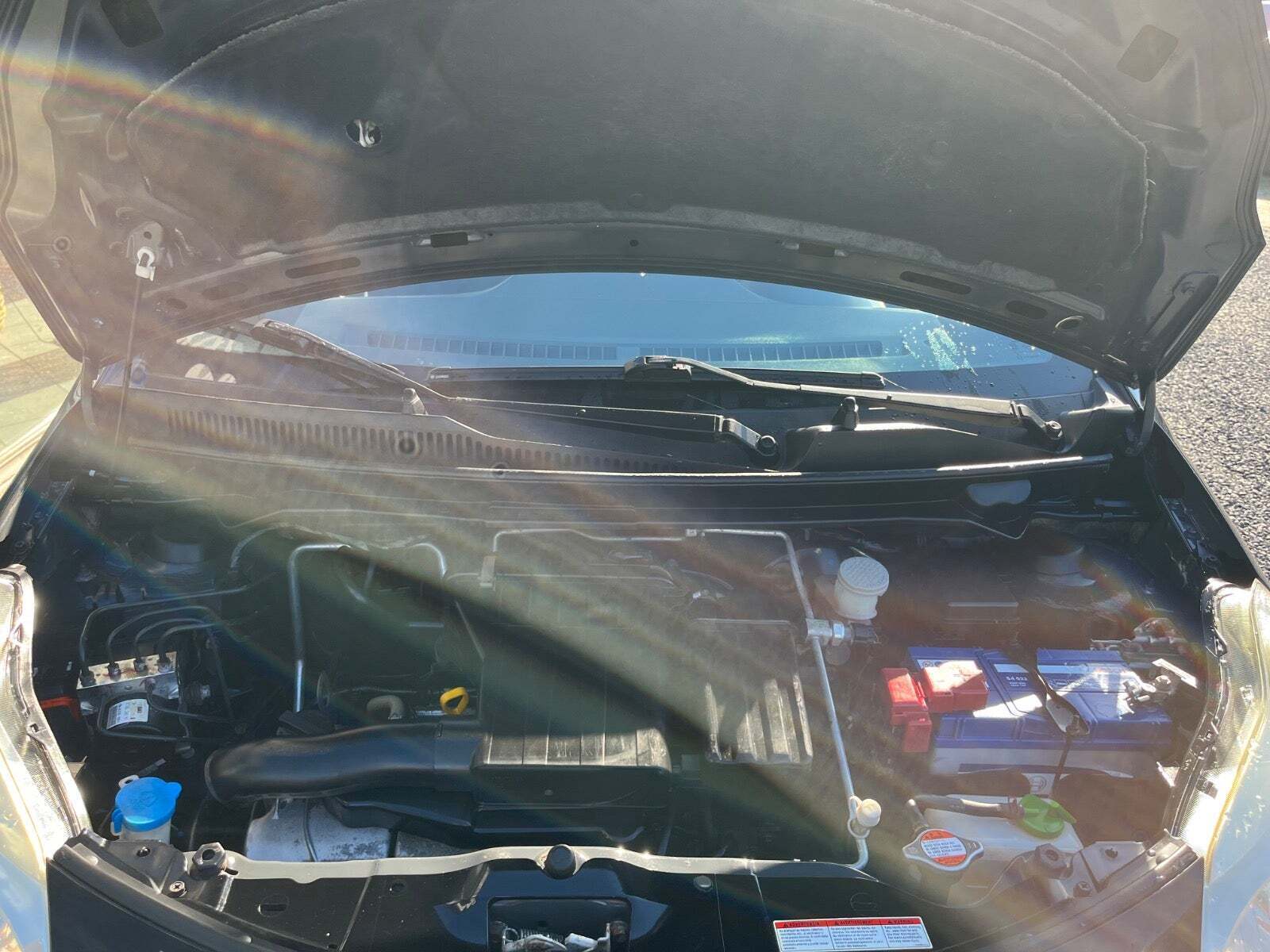 Sort Suzuki Alto fra 2010 set udefra