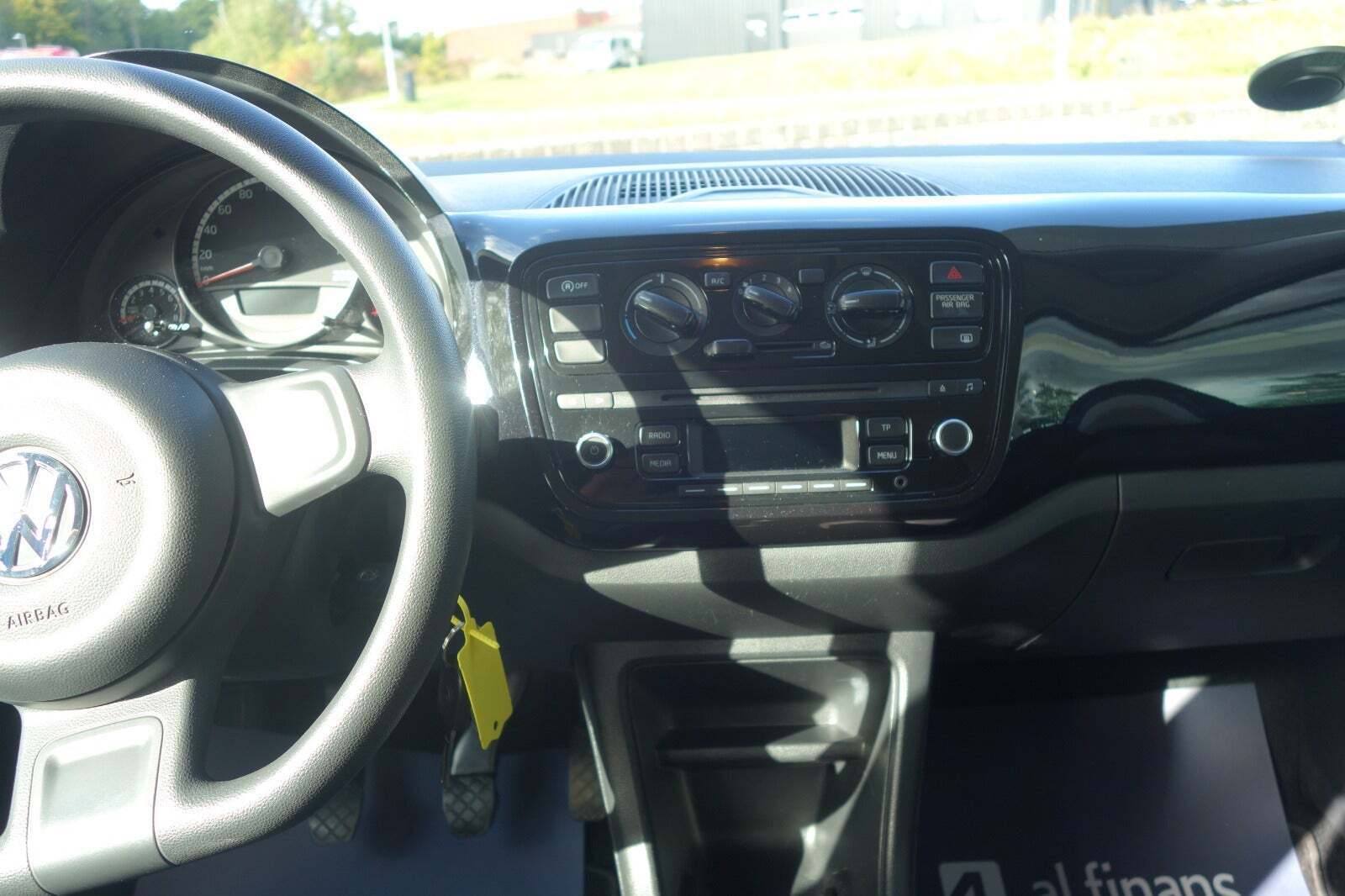 Blå VW UP! fra 2014