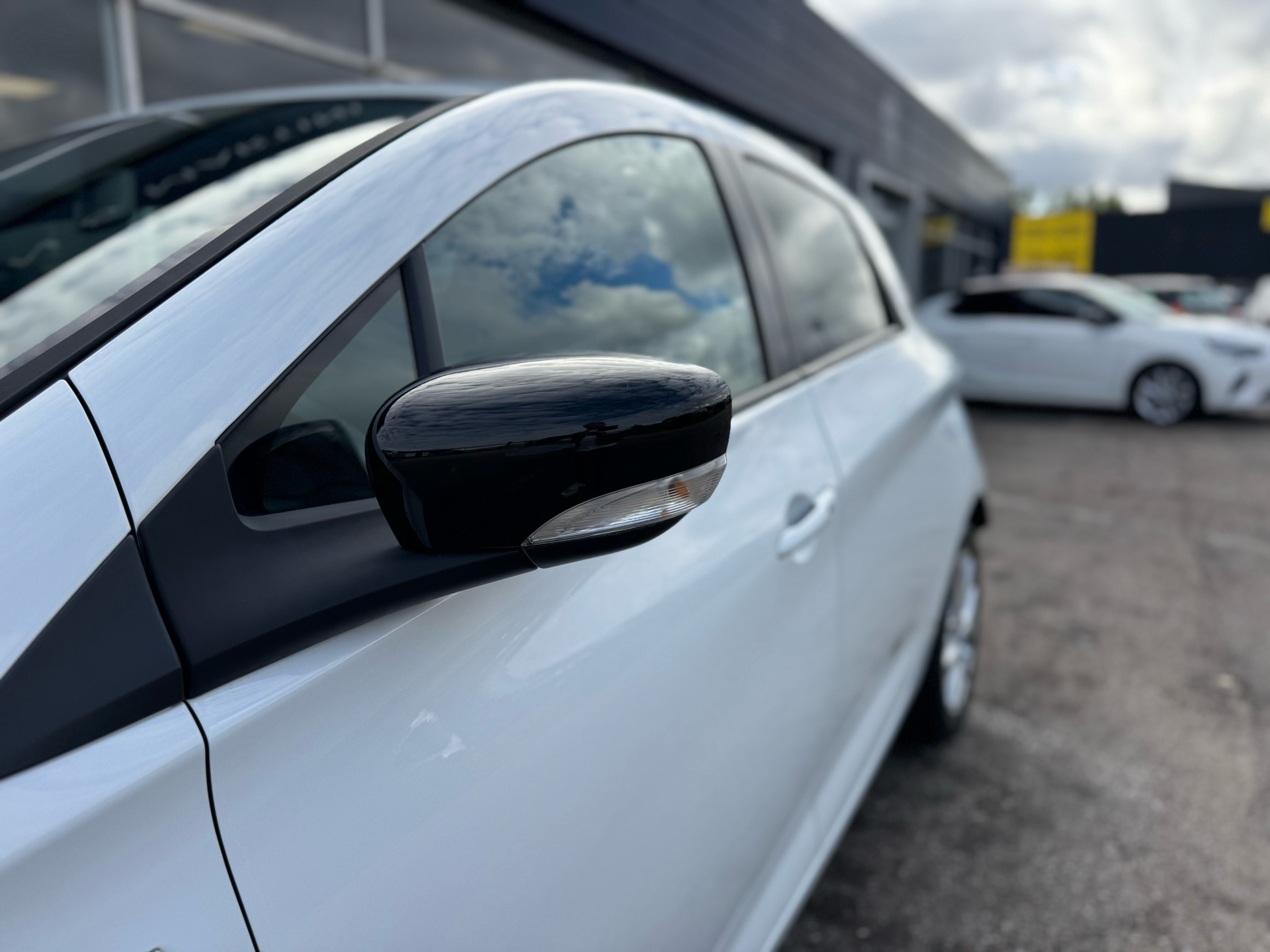 Hvid Renault Zoe fra 2020