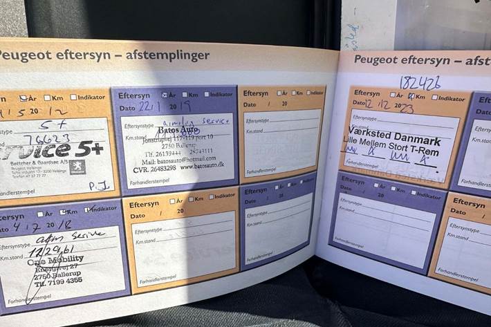 Grøn Peugeot 1007 fra 2005