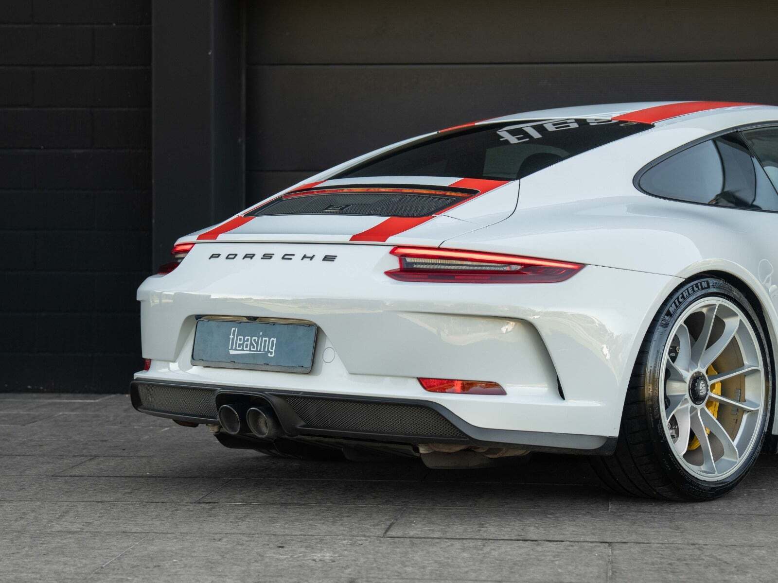 Hvid Porsche 911 GT3 fra 2018