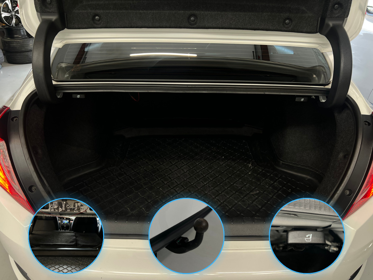 Hvid Honda Civic fra 2018