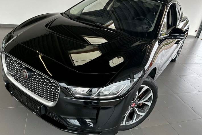 Sort Jaguar I-Pace fra 2020 set udefra