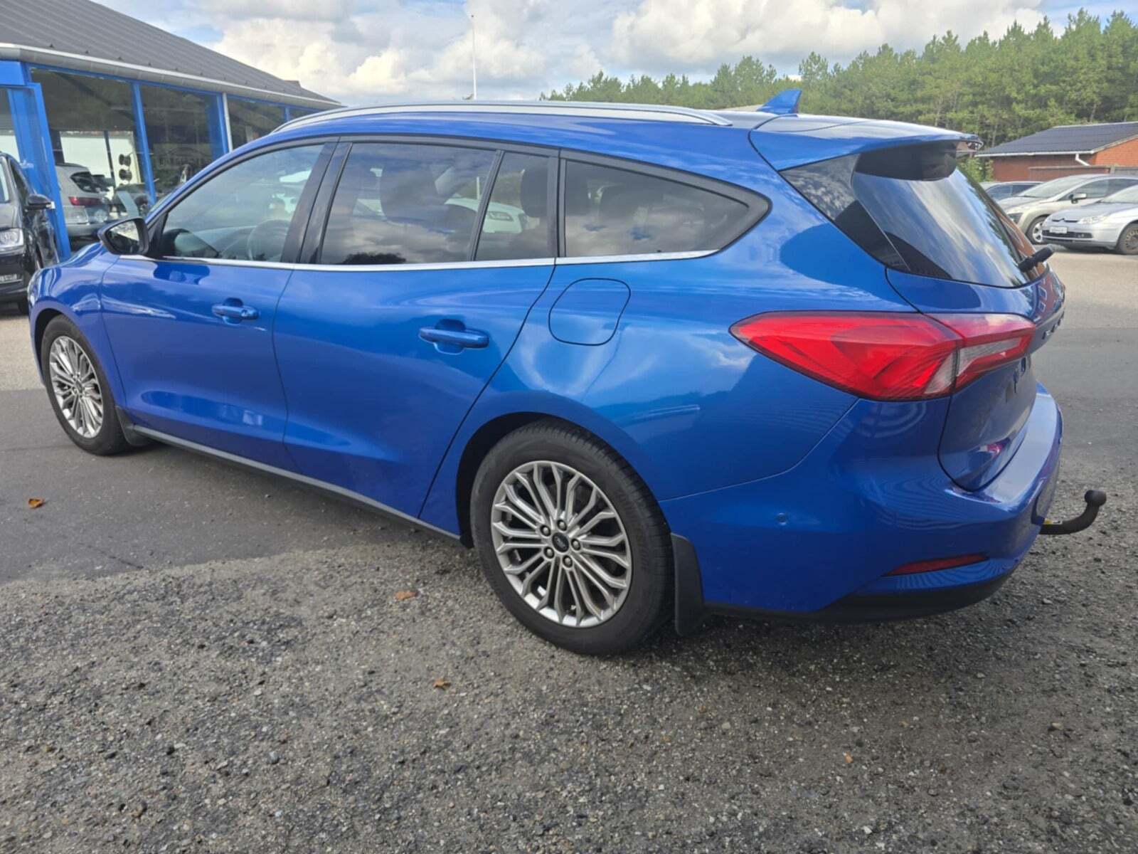 Blå Ford Focus fra 2020