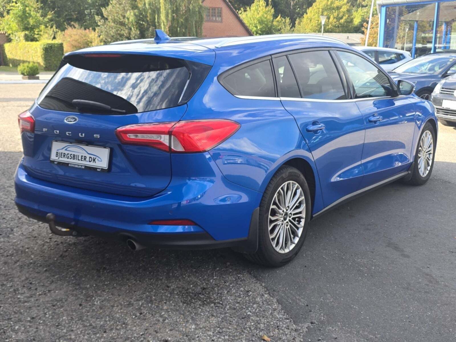 Blå Ford Focus fra 2020