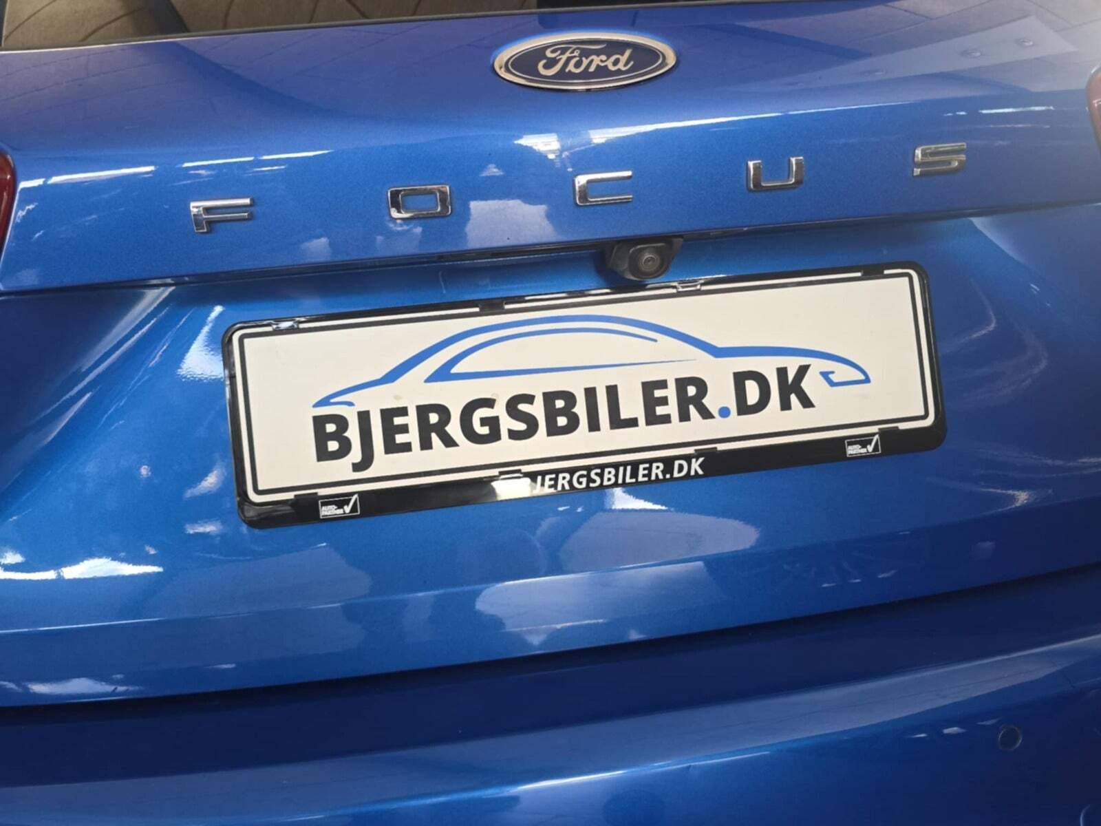 Blå Ford Focus fra 2020