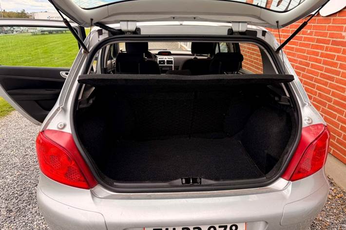 Sølv Peugeot 307 fra 2005