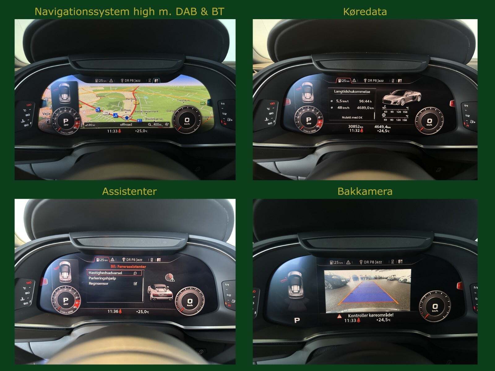 Grå Audi R8 fra 2022