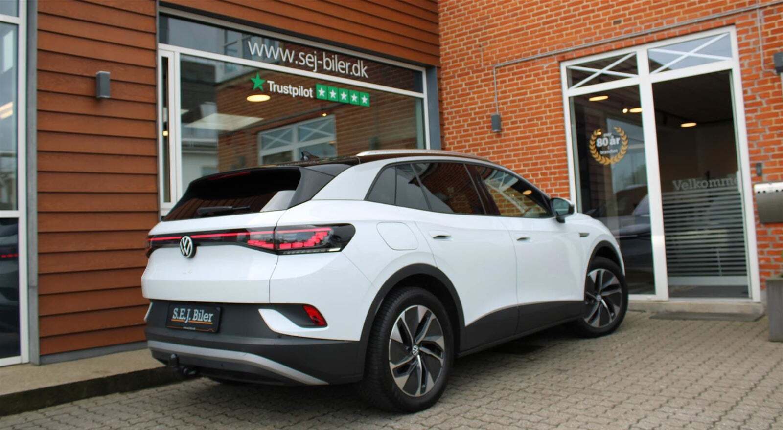 Hvid VW ID.4 fra 2023