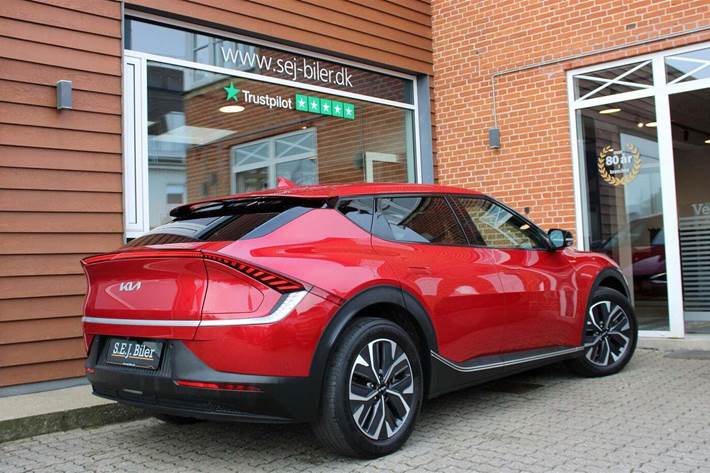 Rød Kia EV6 fra 2022
