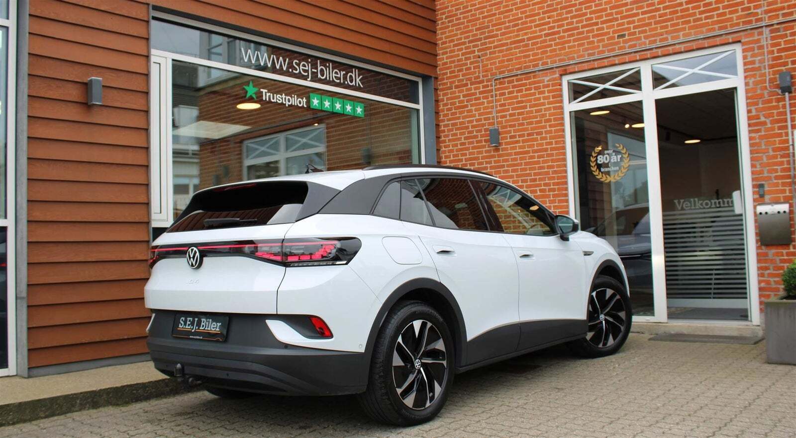 Hvid VW ID.4 fra 2022