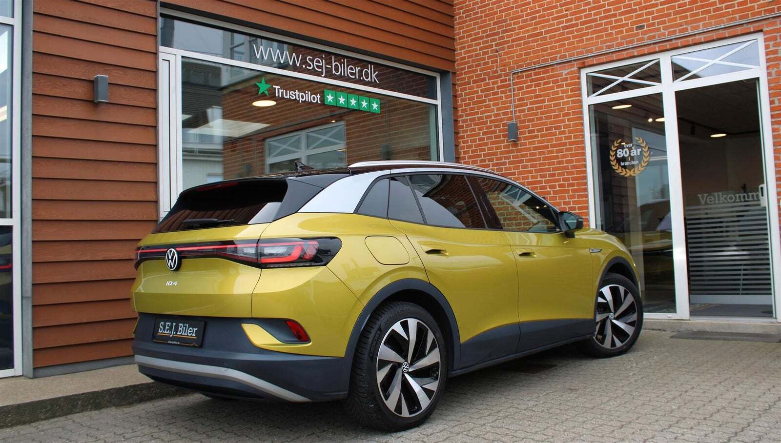 Gul VW ID.4 fra 2021