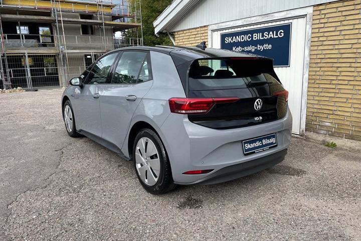 Grå VW ID.3 fra 2021